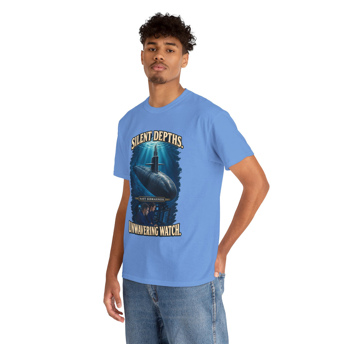 Silent Depths, Unwavering Watch T-Shirt | Submariner Tribute