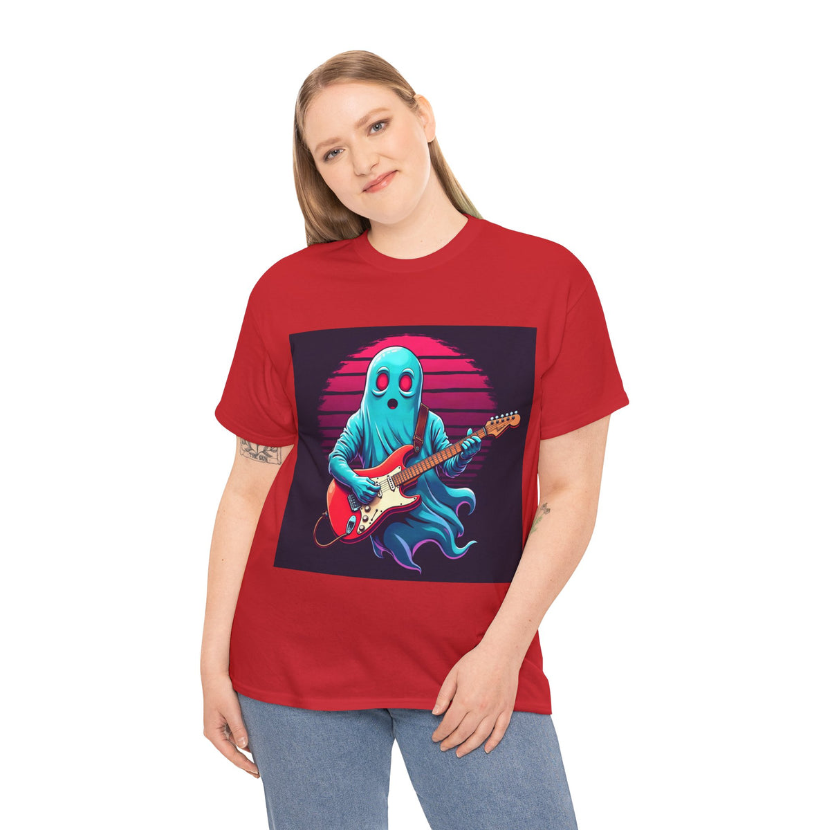 Ghost Guitarist Graphic Tee