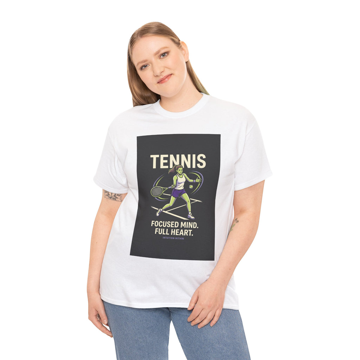 Focused Mind, Full Heart Tennis T-Shirt