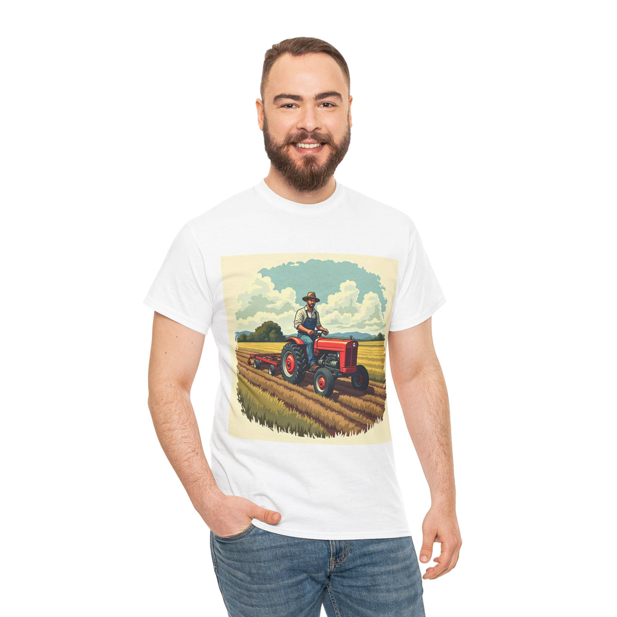 Farmer Vintage Tractor Tribute Tee