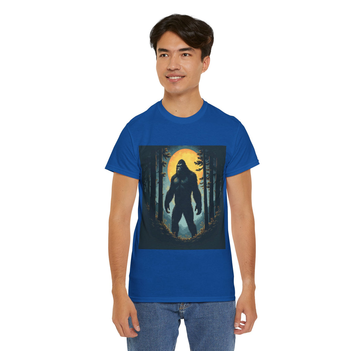 Bigfoot Forest Moon Graphic Tee