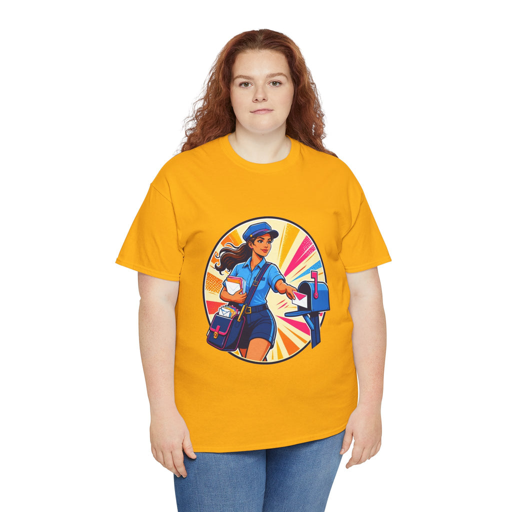 Female Mail Carrier Retro Tribute Tee