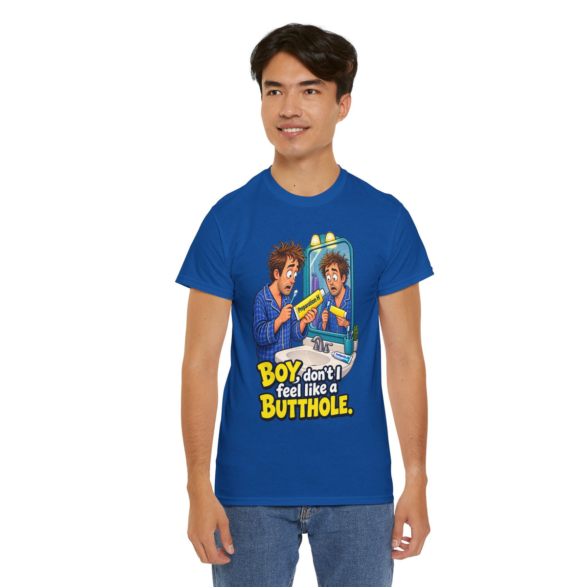 Feel Like a Butthole T-Shirt | Funny Bathroom Humor