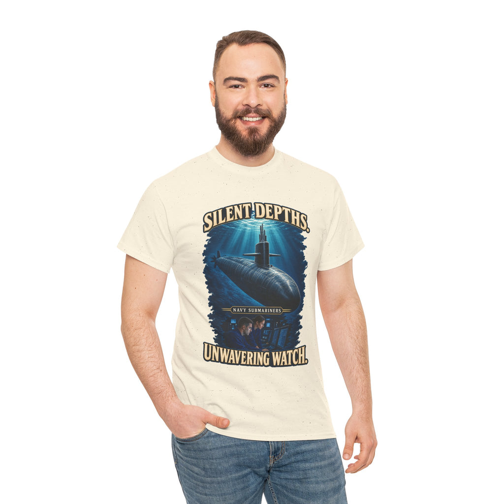 Silent Depths, Unwavering Watch T-Shirt | Submariner Tribute