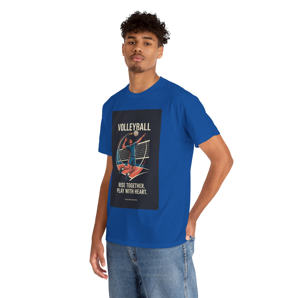 Rise Together, Play with Heart Volleyball T-Shirt