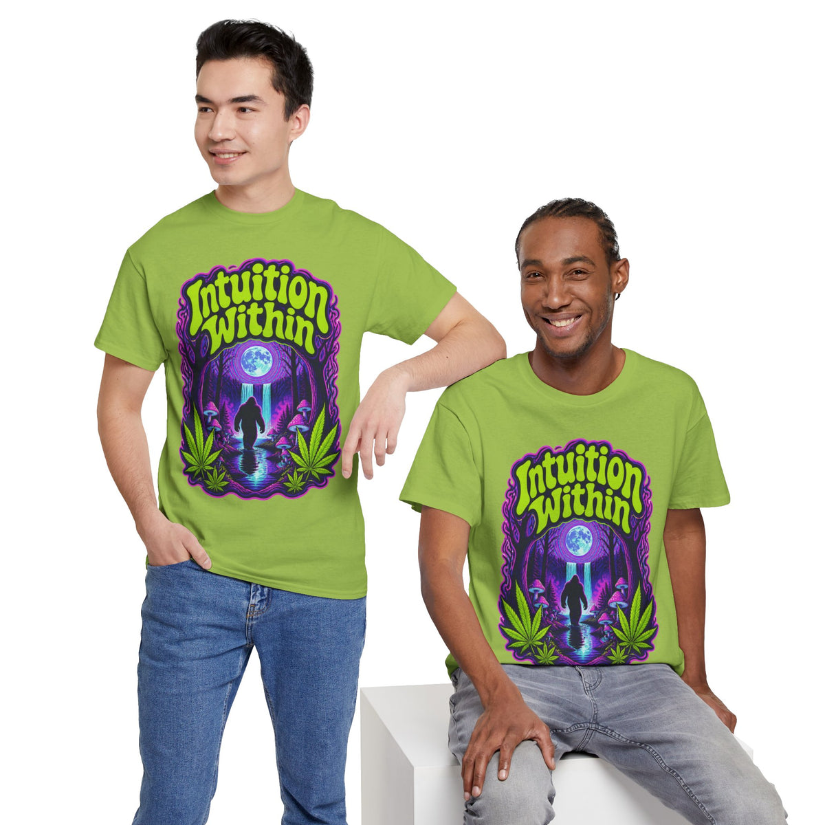 Psychedelic Bigfoot Graphic Tee