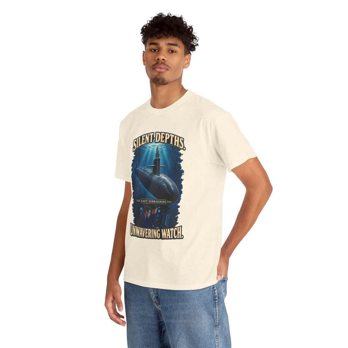 Silent Depths, Unwavering Watch T-Shirt | Submariner Tribute