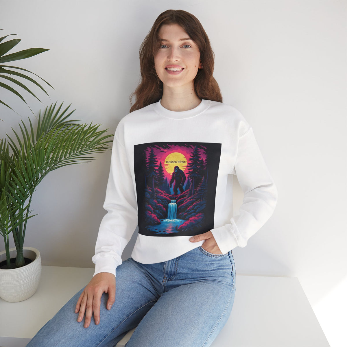 Neon Bigfoot Sweatshirt | Intuition Within
