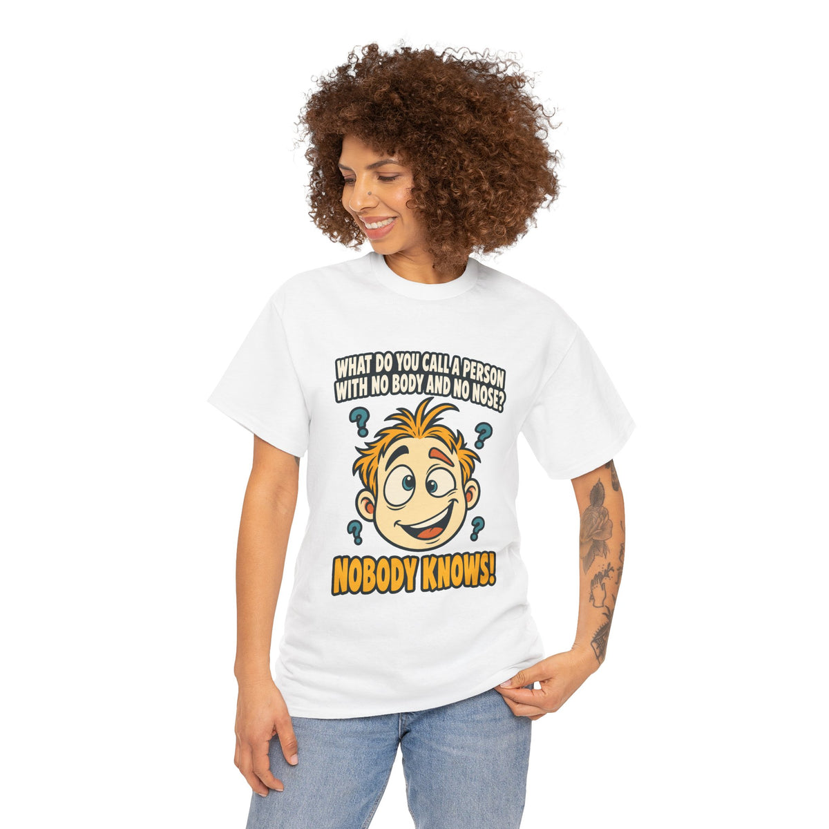 Nobody Knows! Funny Riddle T-Shirt