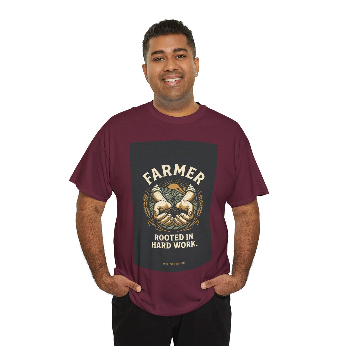 Rooted in Hard Work Farmer T-Shirt