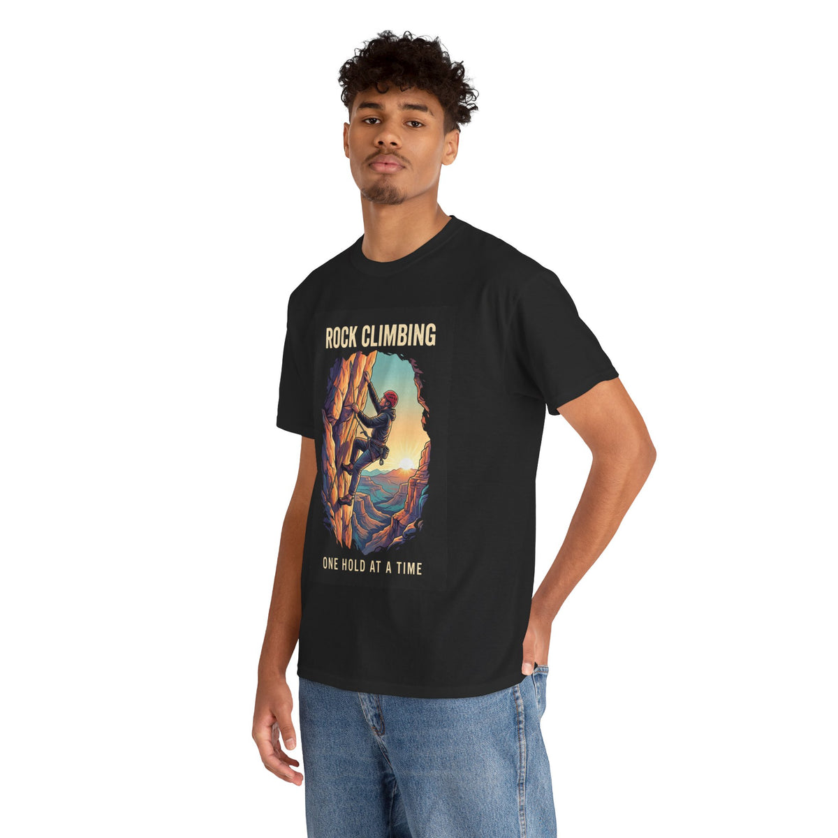 One Hold at a Time Rock Climbing T-Shirt | Outdoor Adventure