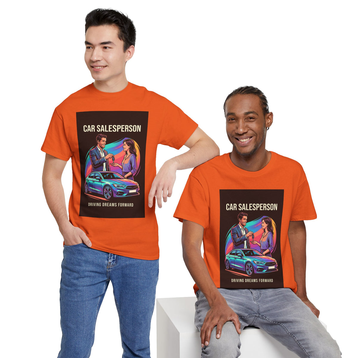 Driving Dreams Forward Car Salesperson T-Shirt