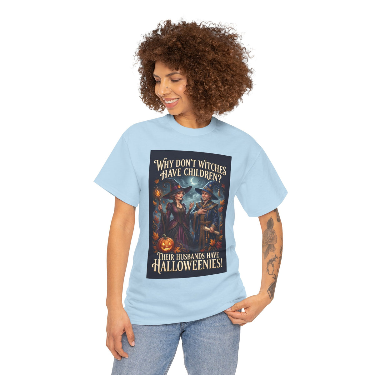 Halloweenies Witch Joke T-Shirt | Cheeky Halloween Humor