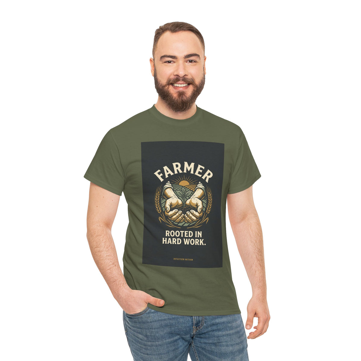 Rooted in Hard Work Farmer T-Shirt