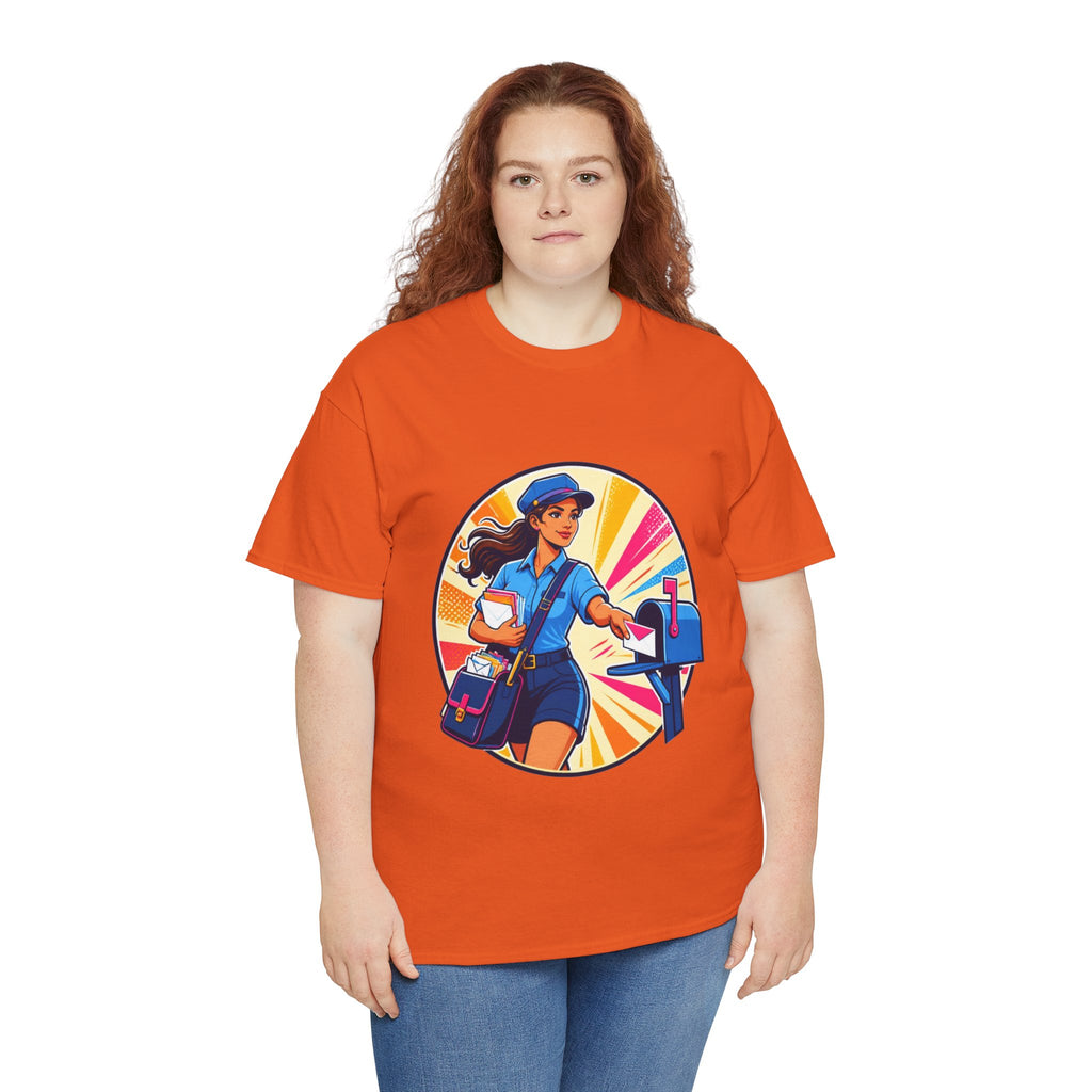 Female Mail Carrier Retro Tribute Tee