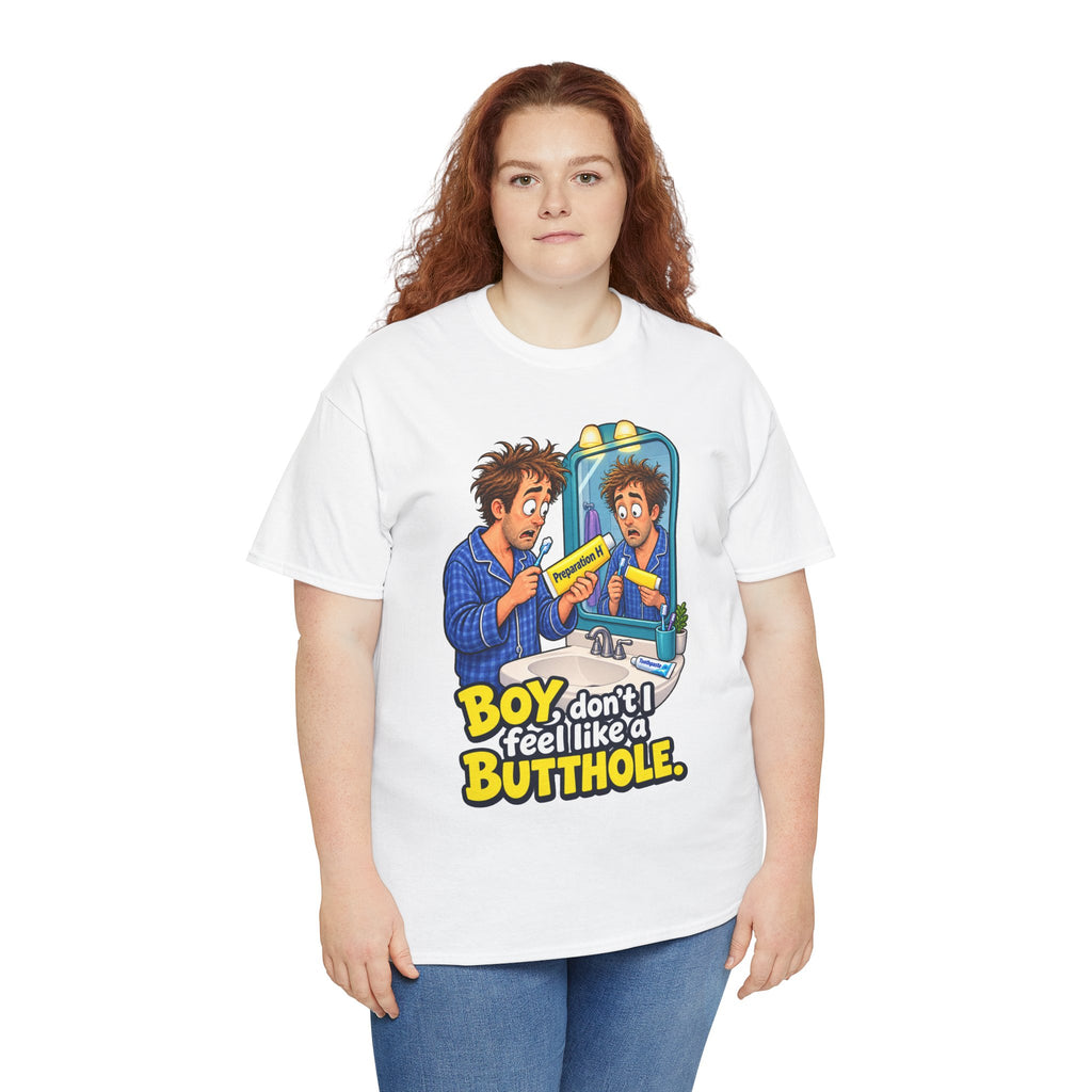 Feel Like a Butthole T-Shirt | Funny Bathroom Humor