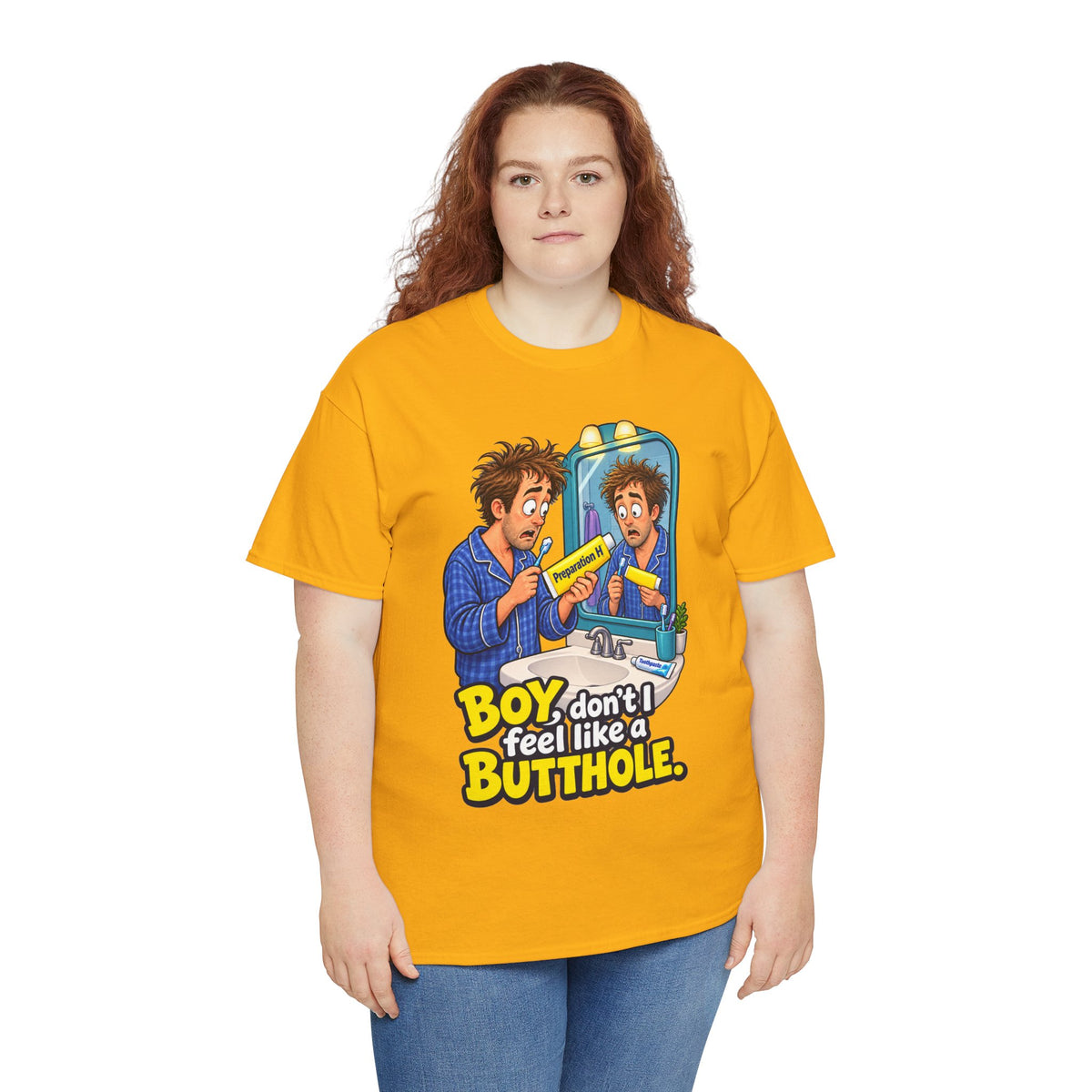 Feel Like a Butthole T-Shirt | Funny Bathroom Humor
