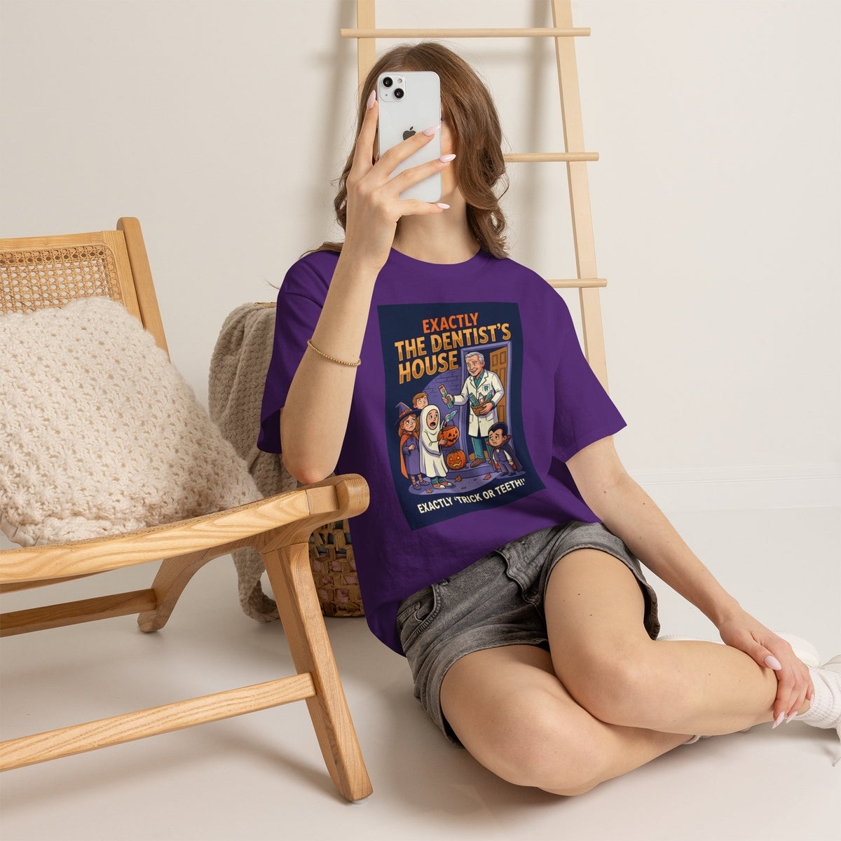 Trick or Teeth! Dentist Halloween T-Shirt | Dental Humor