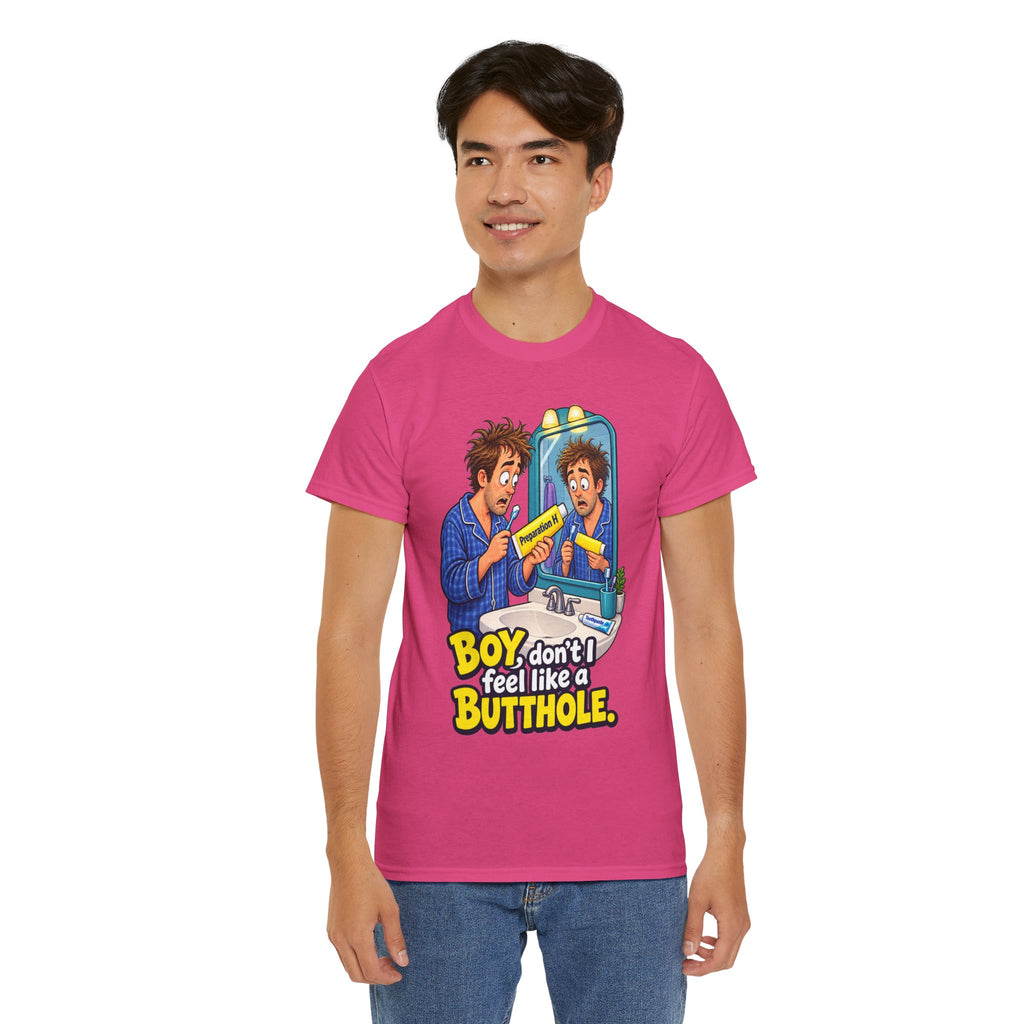 Feel Like a Butthole T-Shirt | Funny Bathroom Humor
