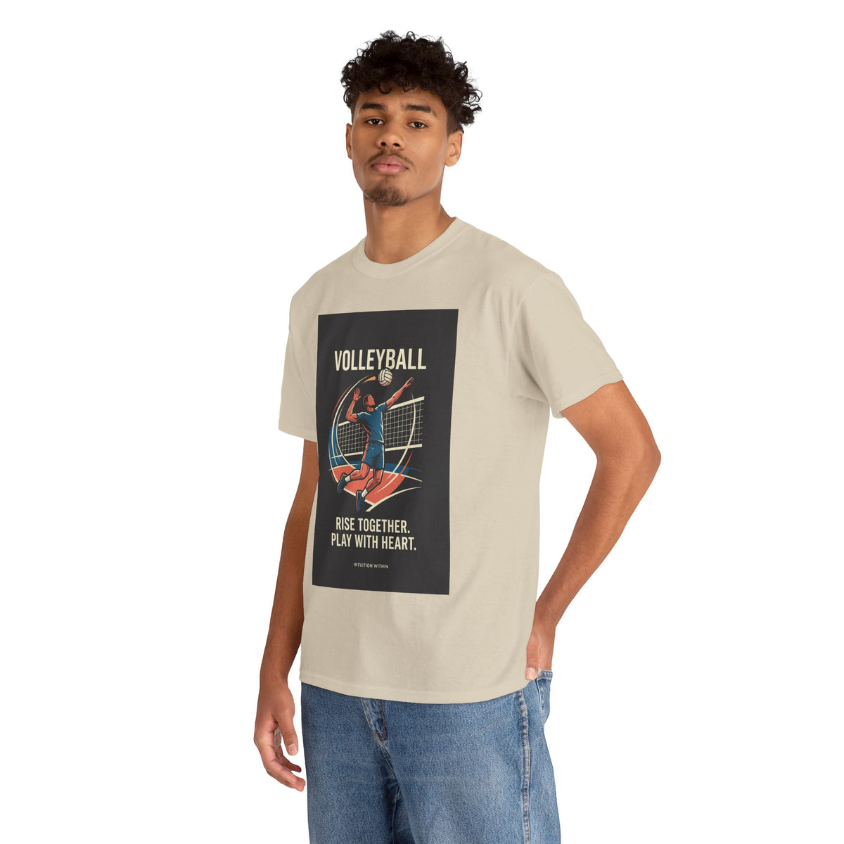 Rise Together, Play with Heart Volleyball T-Shirt