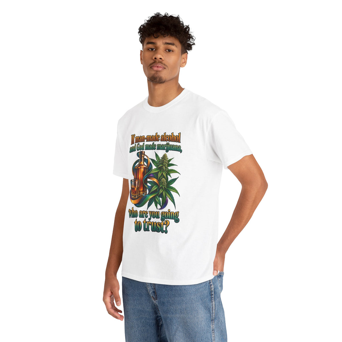 Homemade Alcohol & Cannabis Humor T-Shirt