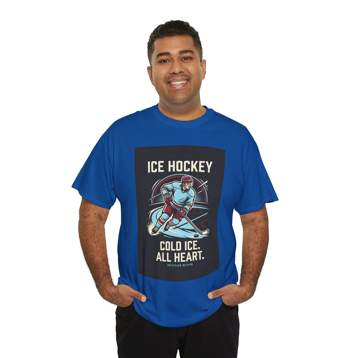 Cold Ice, All Heart Ice Hockey T-Shirt