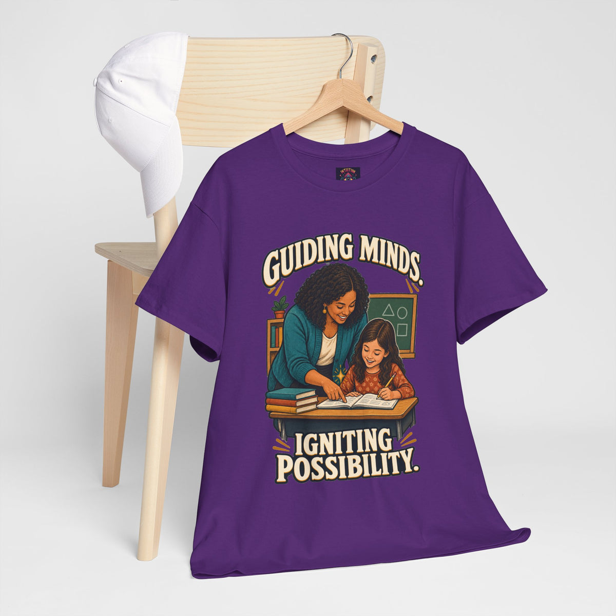 Guiding Minds, Igniting Possibility T-Shirt | Teacher Tribute