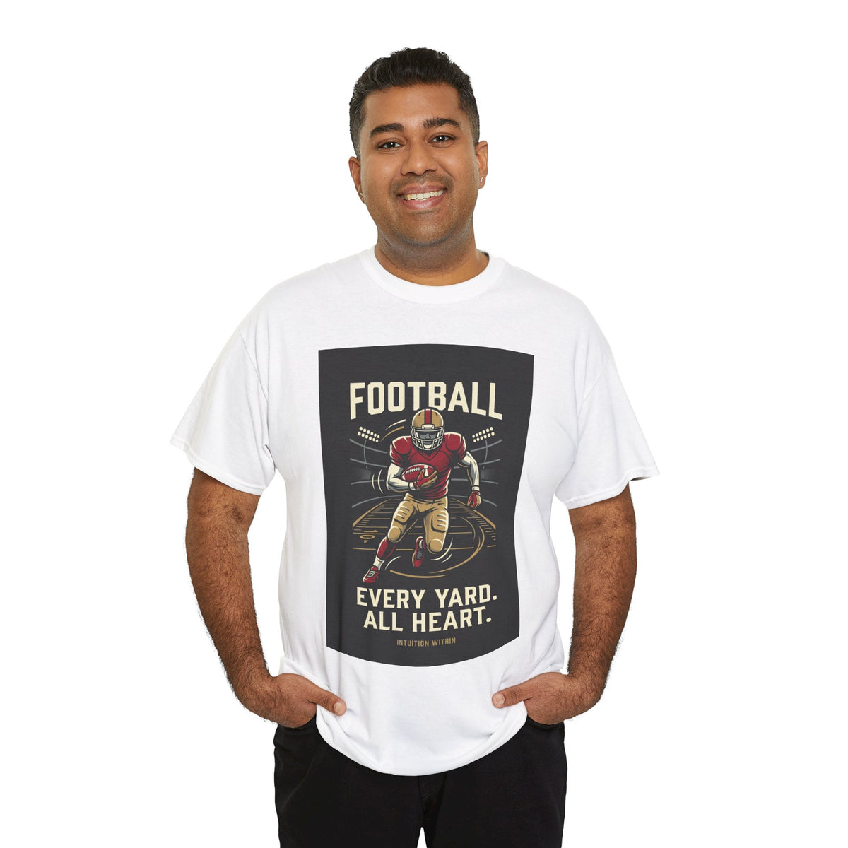 Every Yard, All Heart Football T-Shirt