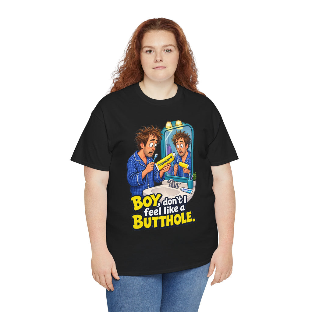 Feel Like a Butthole T-Shirt | Funny Bathroom Humor