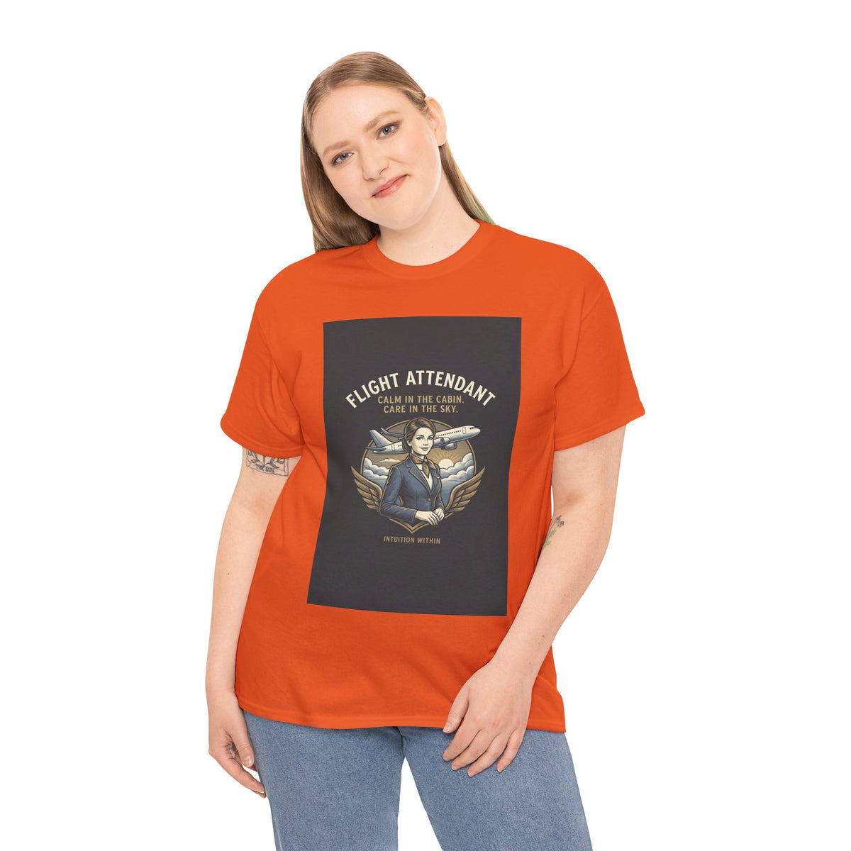 Flight Attendant T-Shirt | Calm in the Cabin