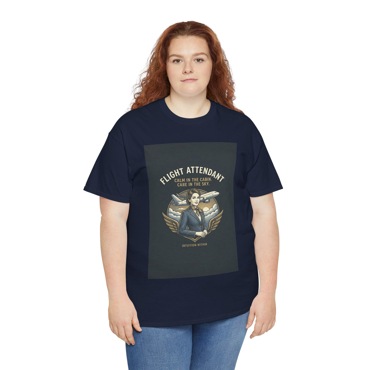 Flight Attendant T-Shirt | Calm in the Cabin