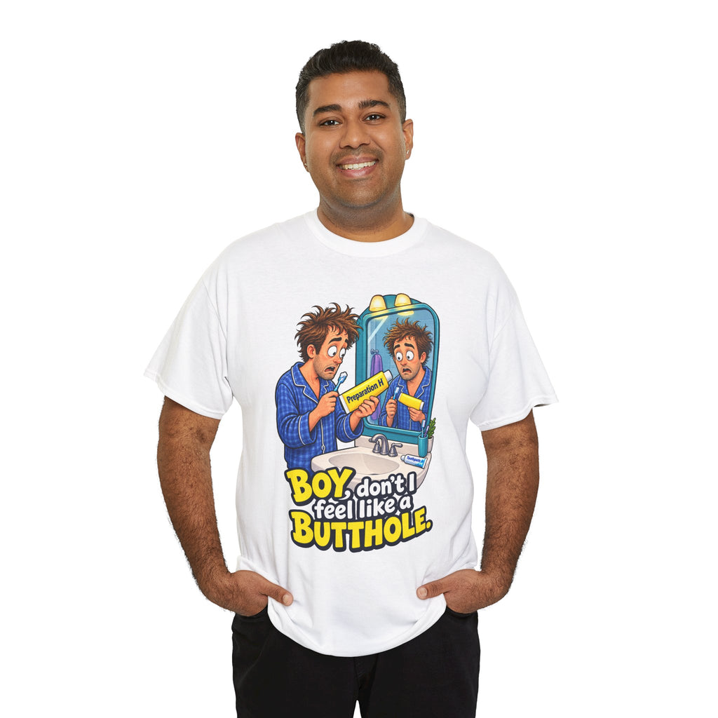 Feel Like a Butthole T-Shirt | Funny Bathroom Humor