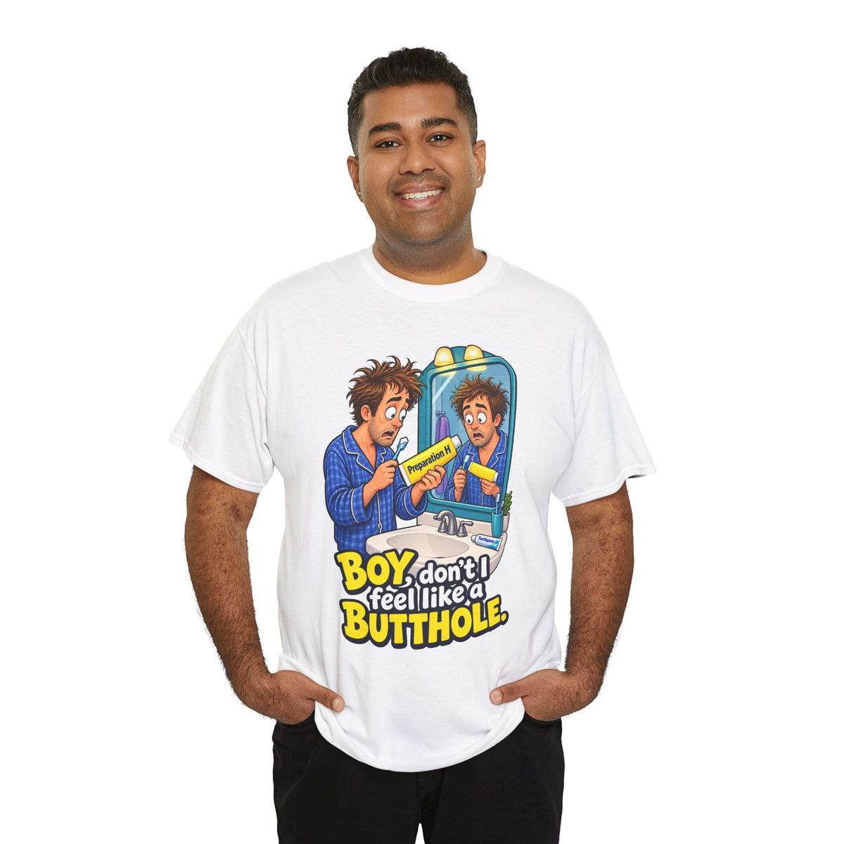 Feel Like a Butthole T-Shirt | Funny Bathroom Humor