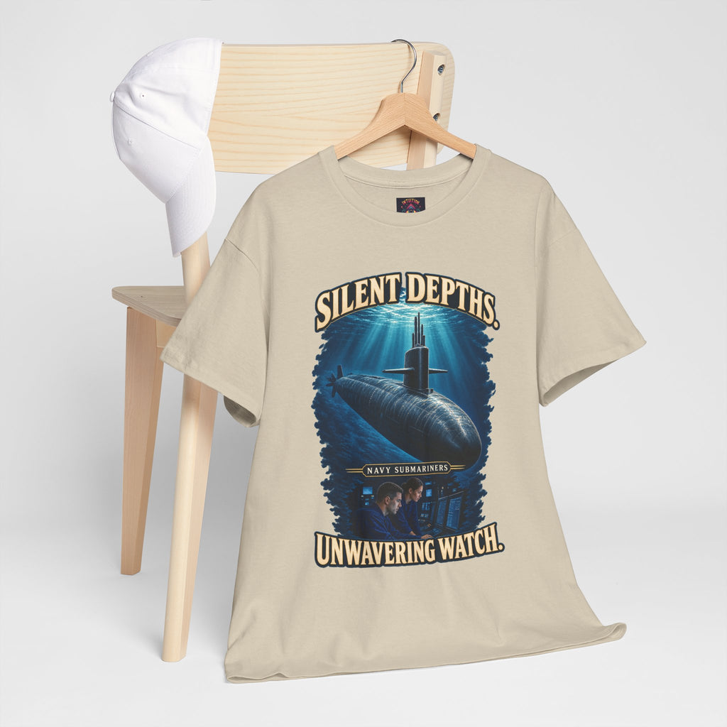 Silent Depths, Unwavering Watch T-Shirt | Submariner Tribute