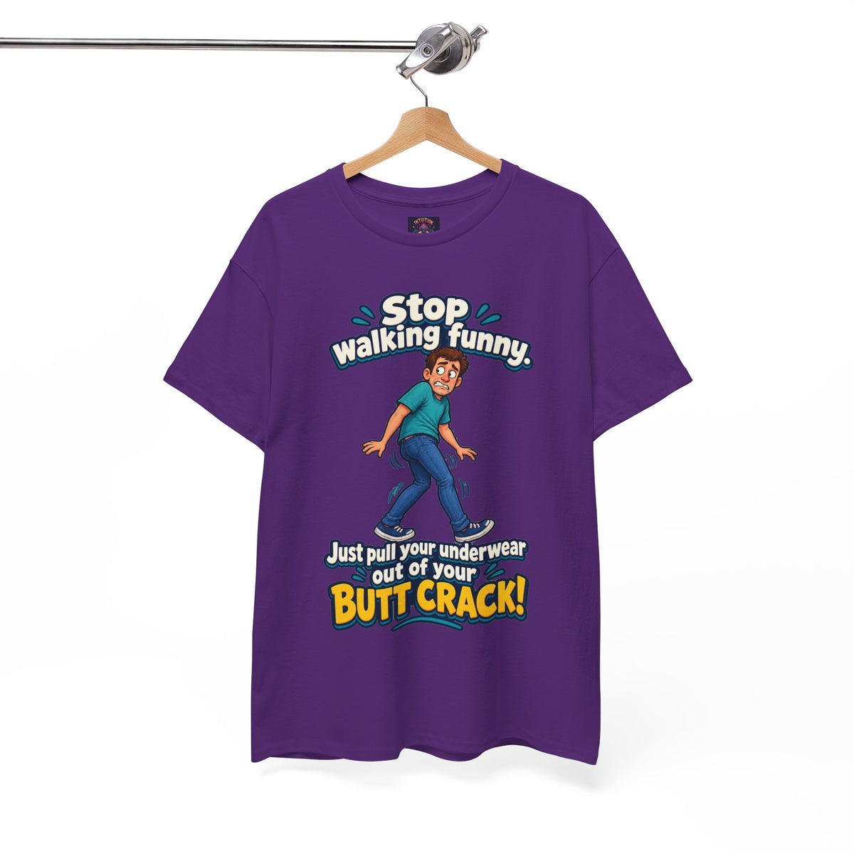 Stop Walking Funny T-Shirt | Cheeky Joke Humor
