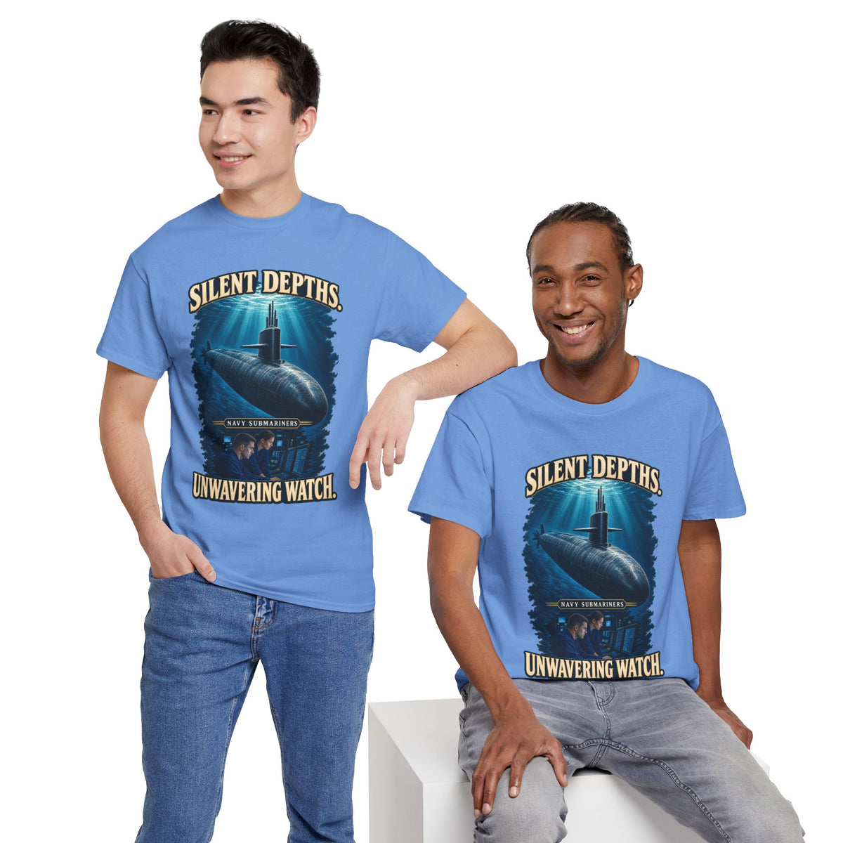 Silent Depths, Unwavering Watch T-Shirt | Submariner Tribute