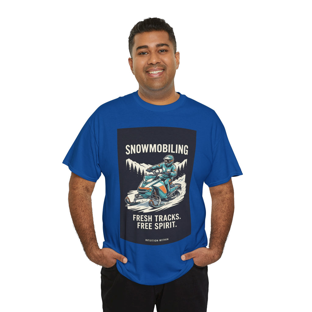 Fresh Tracks, Free Spirit Snowmobiling T-Shirt
