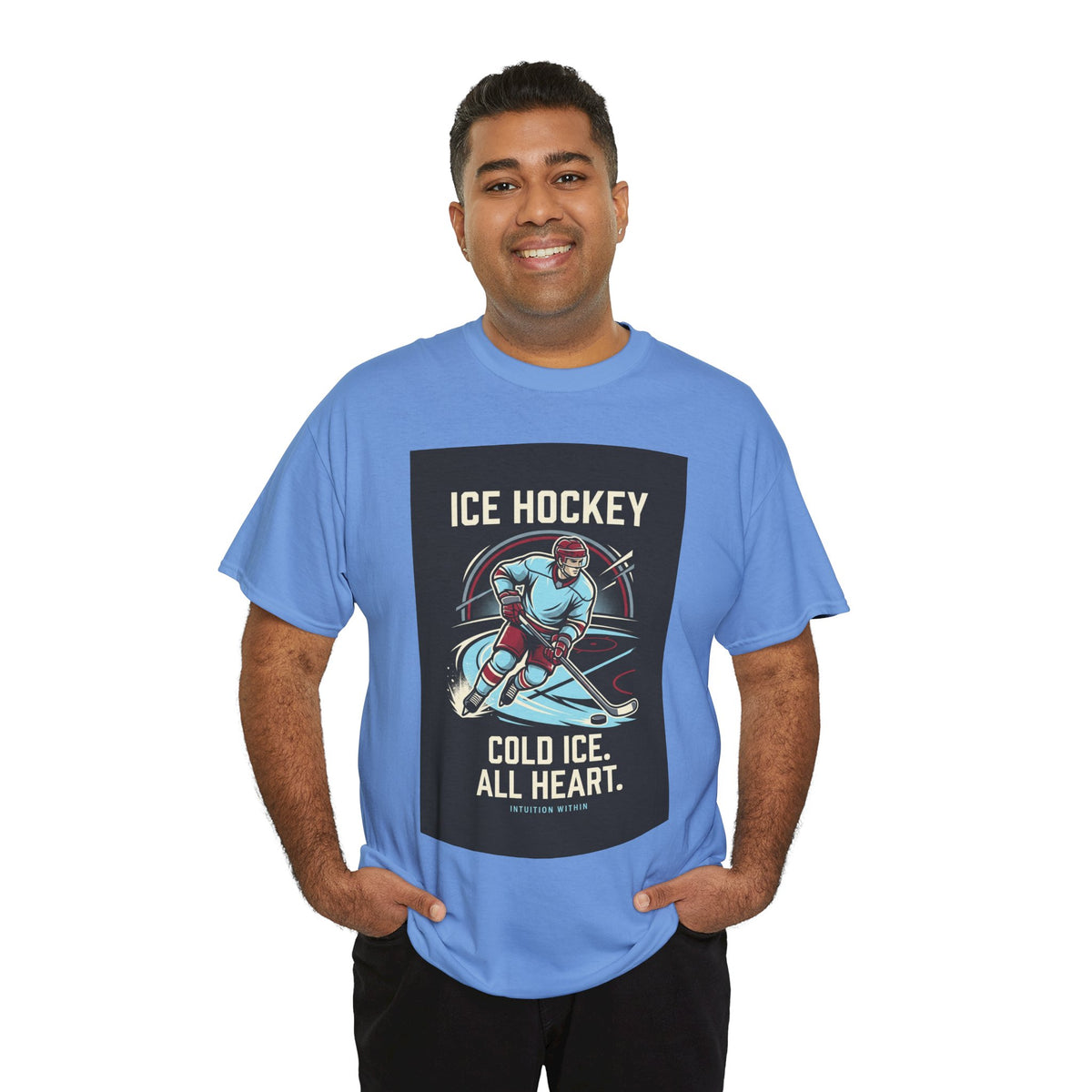 Cold Ice, All Heart Ice Hockey T-Shirt