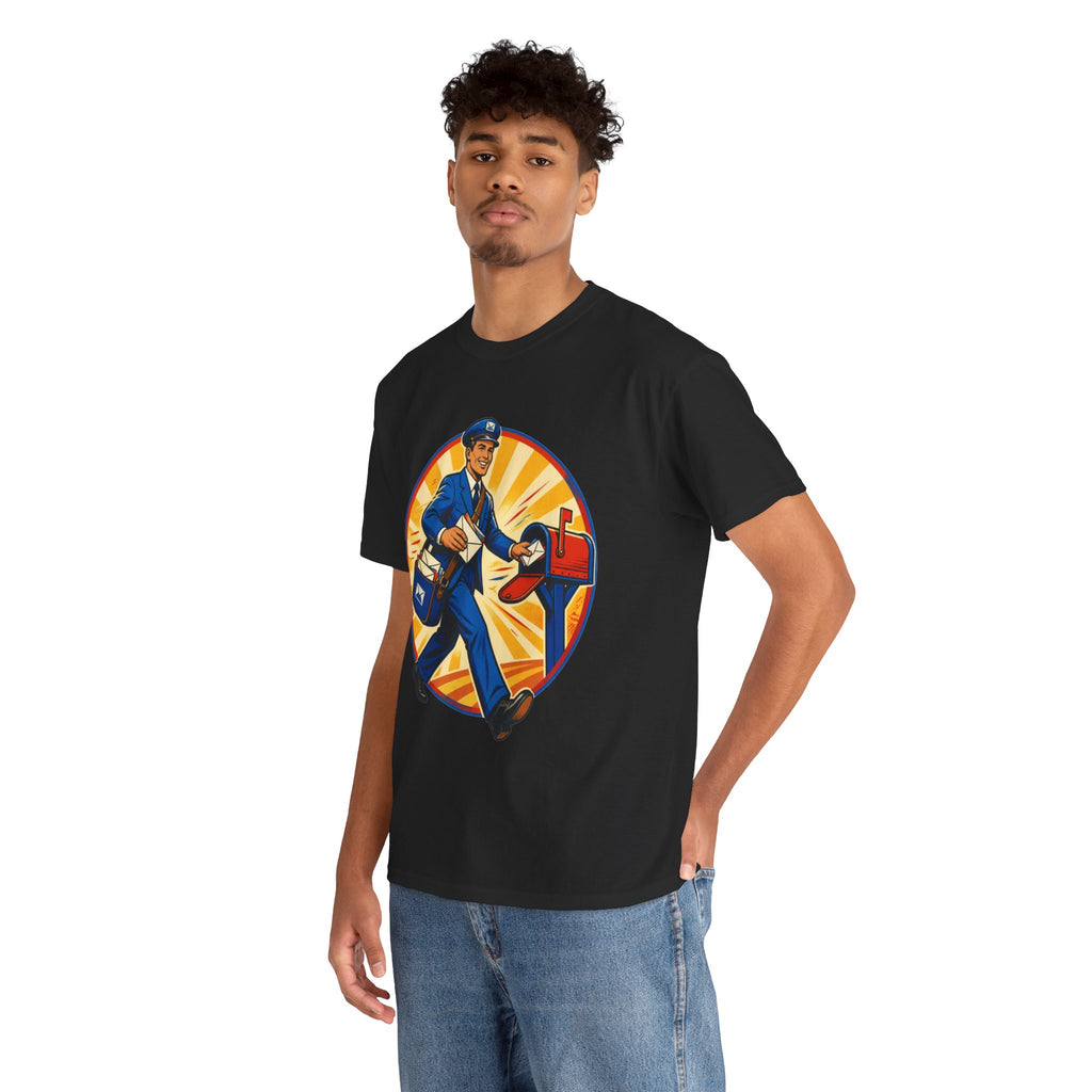 Male Mail Carrier Retro Tribute Tee