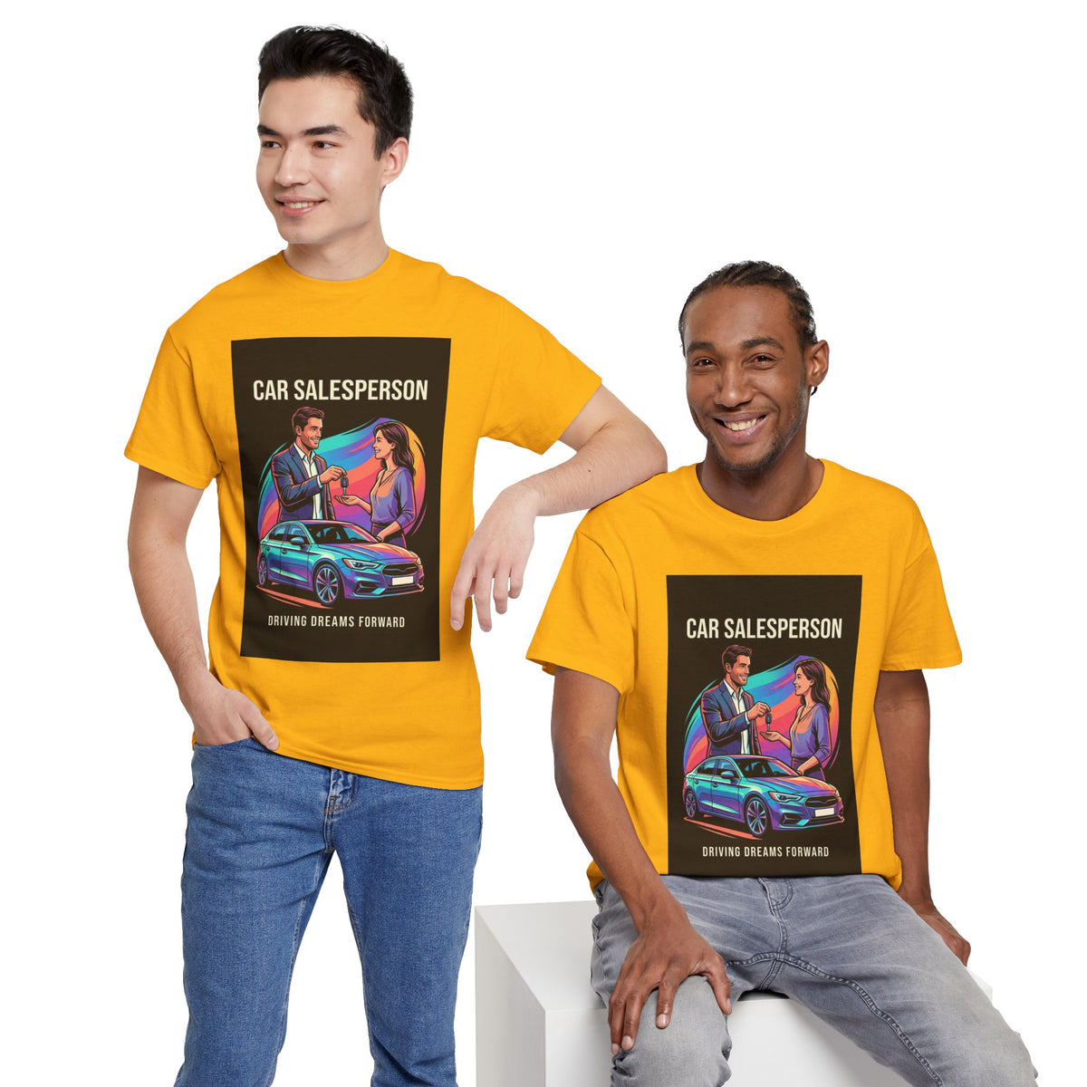 Driving Dreams Forward Car Salesperson T-Shirt
