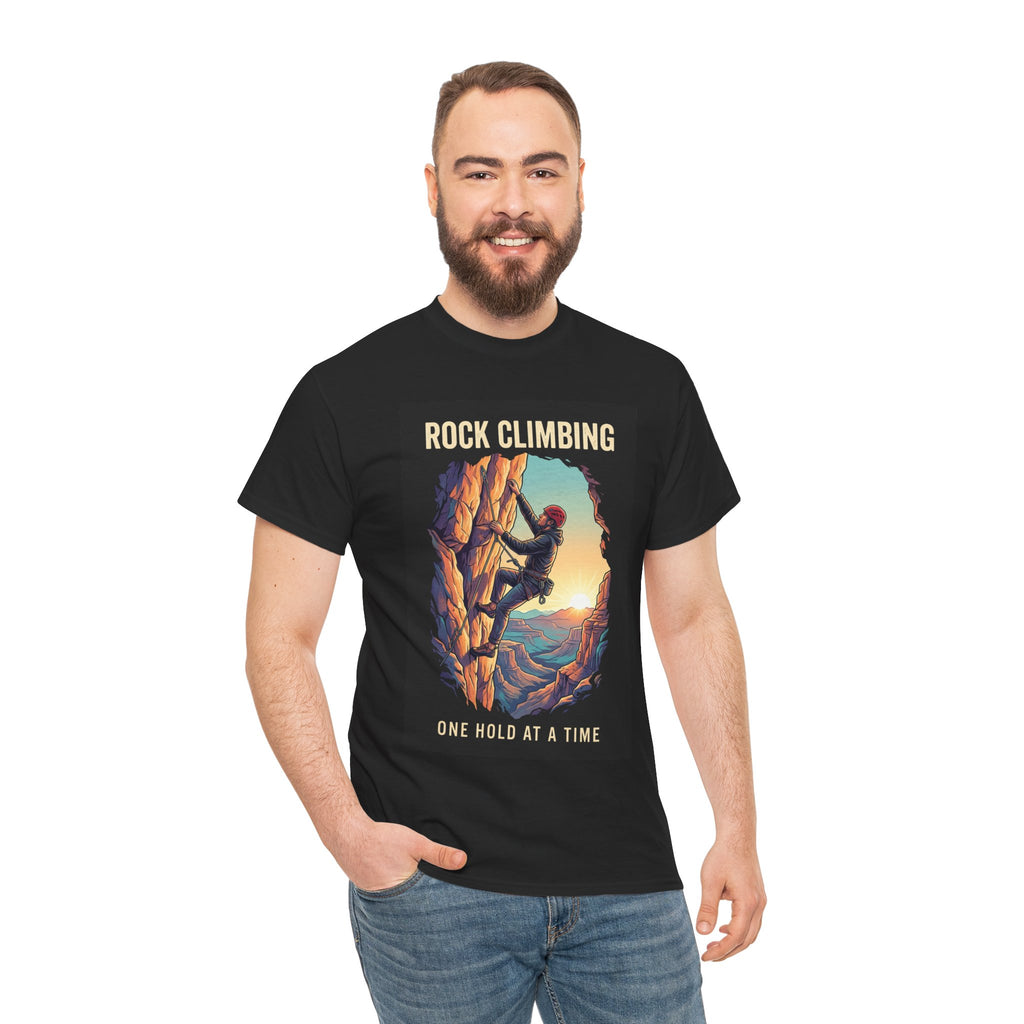 One Hold at a Time Rock Climbing T-Shirt | Outdoor Adventure