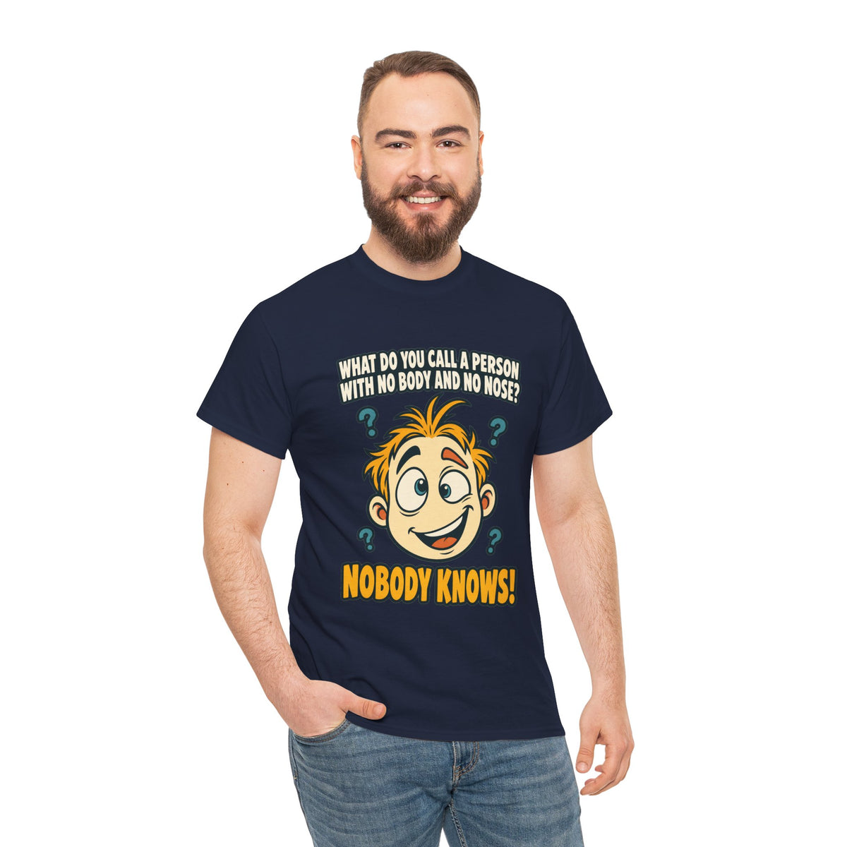 Nobody Knows! Funny Riddle T-Shirt