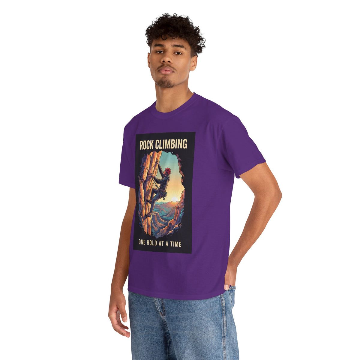 One Hold at a Time Rock Climbing T-Shirt | Outdoor Adventure
