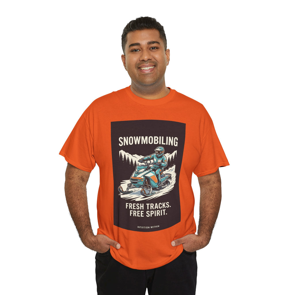 Fresh Tracks, Free Spirit Snowmobiling T-Shirt