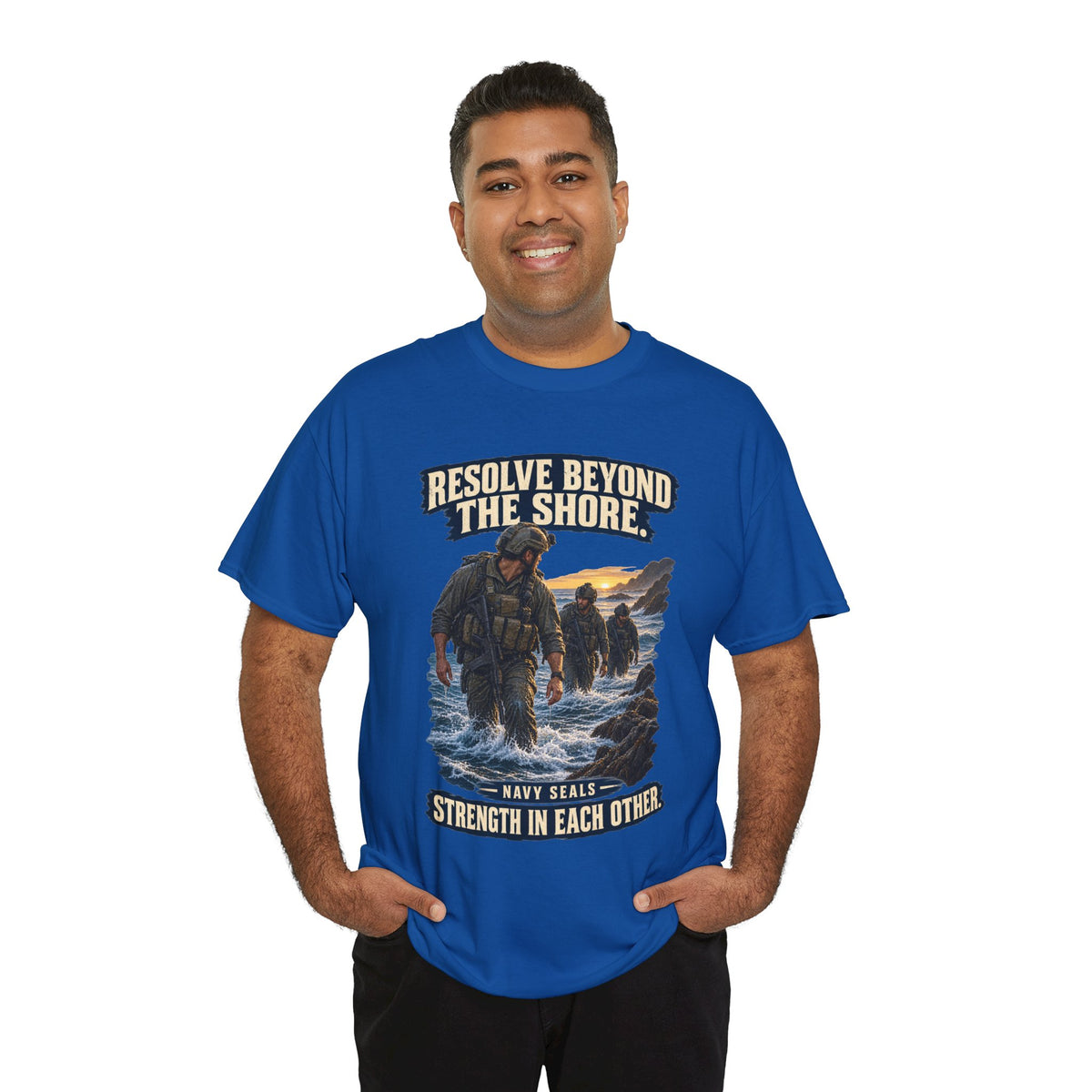 Resolve Beyond the Shore T-Shirt | Navy SEALs Tribute