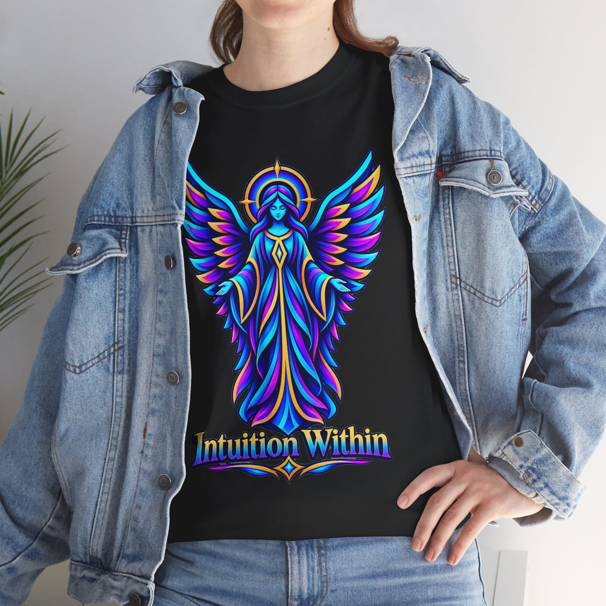 Intuition Within Angel Wings T-Shirt | Trust Your Inner Voice