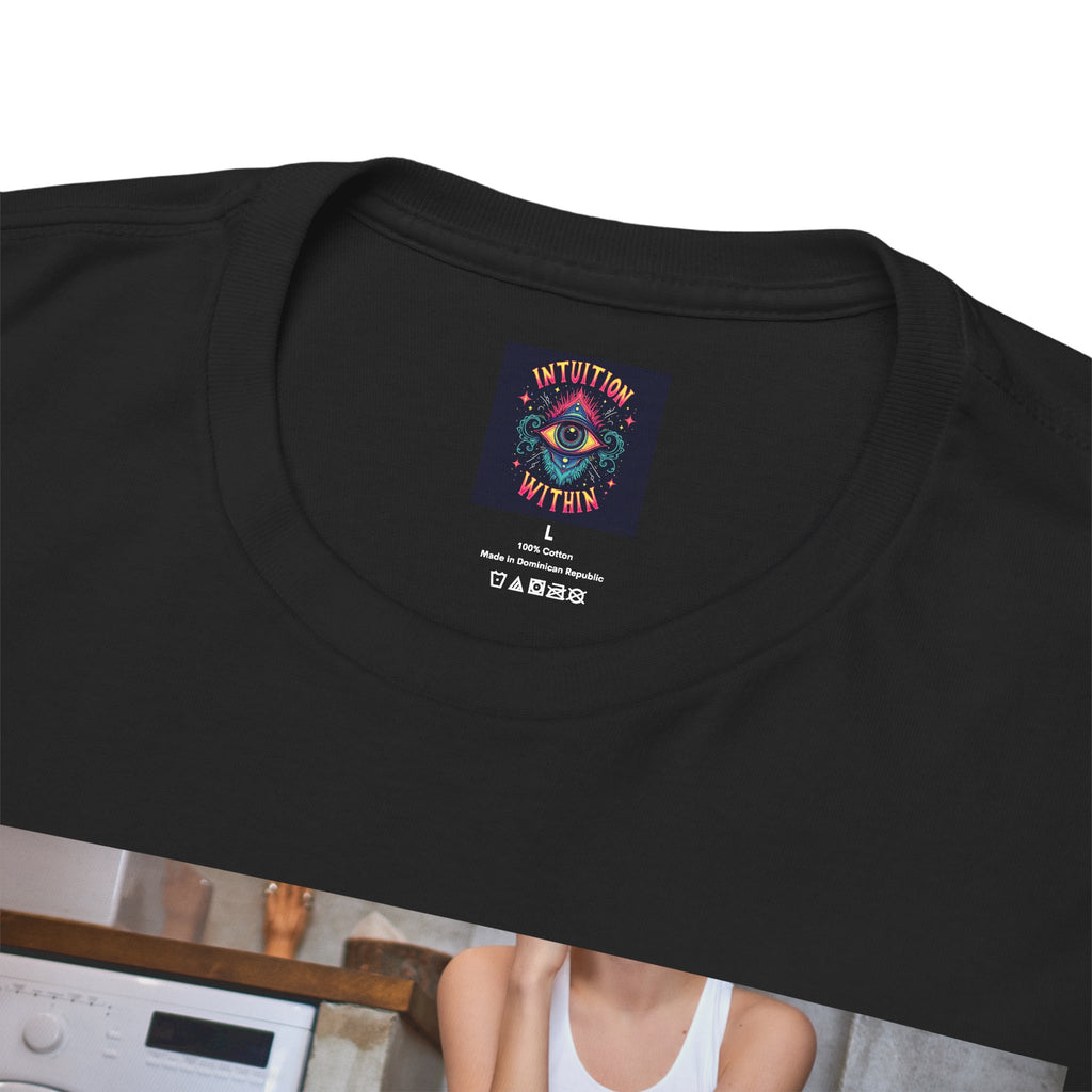 Still Together Bathroom Humor Tee – Female Design, Front Print | Intuition Within