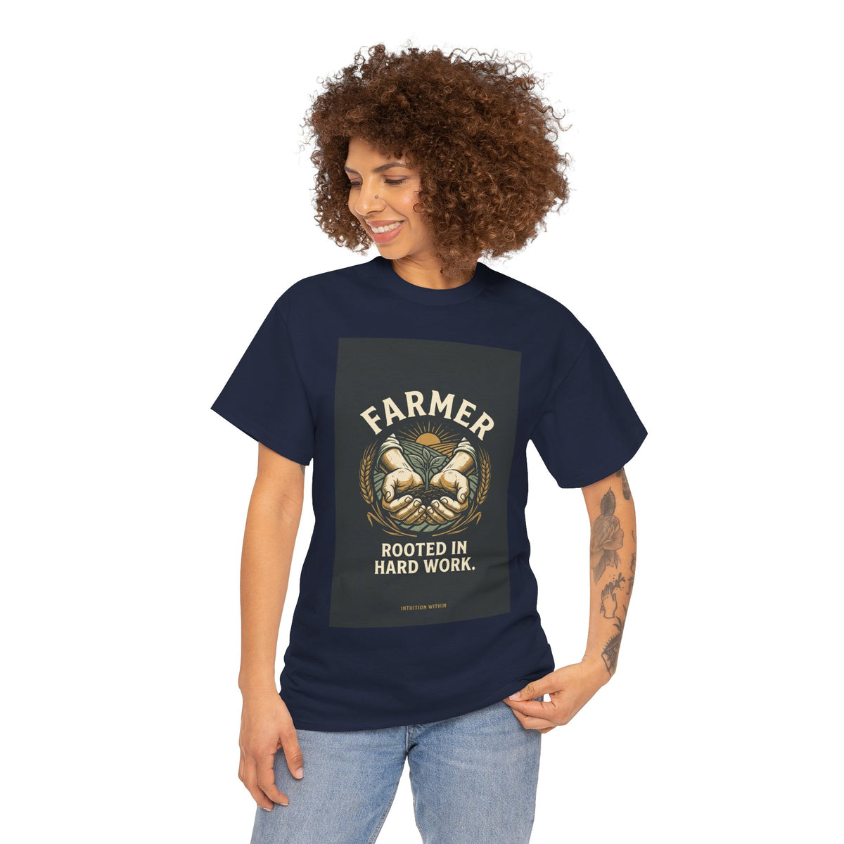 Rooted in Hard Work Farmer T-Shirt