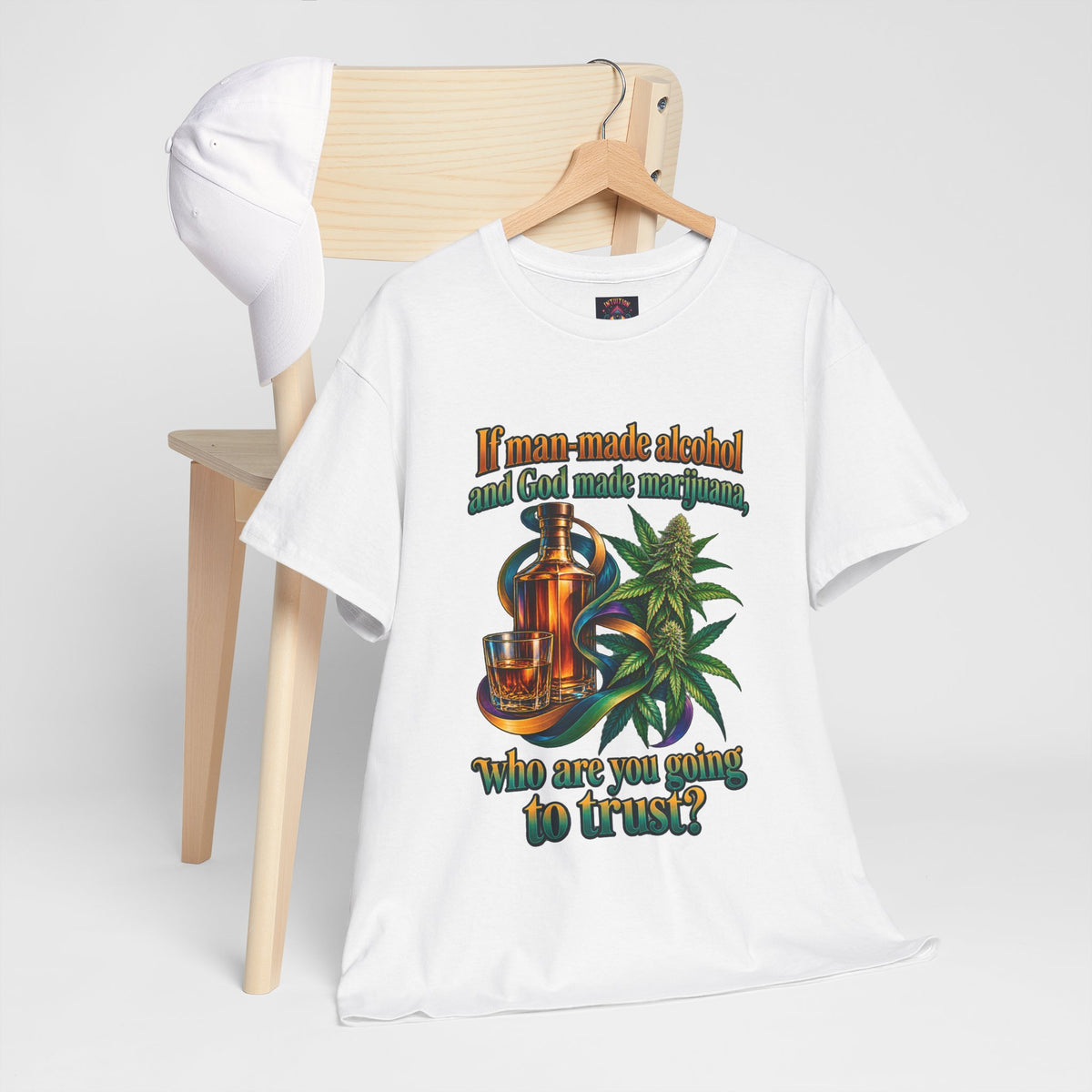 Homemade Alcohol & Cannabis Humor T-Shirt
