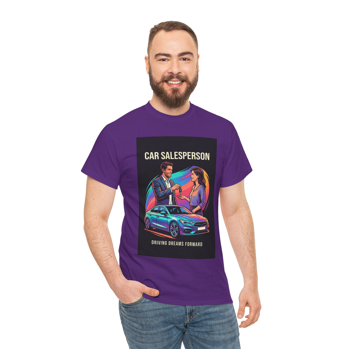 Driving Dreams Forward Car Salesperson T-Shirt